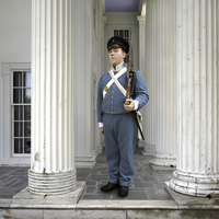 Militia Soldier Mansion Columns, Vermont