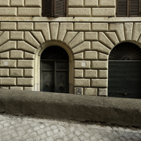 Cobblestone Walk, Rome, Italy
