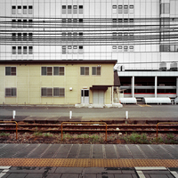 Cables from train platform, Tokyo, Japan