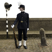 Dutch Infantrymen & Sea Wall, Netherlands