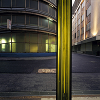 Looking out onto Street, Cologne, Germany