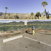 Yellow Fire Hydrant, Palm Springs California