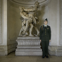 Violent Confrontation Statue, Vienna Austria