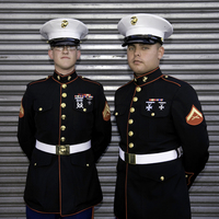 Two Young Marines, New York City